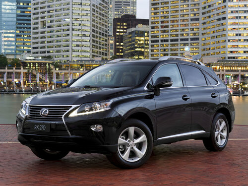 Коврики текстильные "Классик" для Lexus RX270 III (suv / AL10) 2010 - 2012, черные, 3шт.