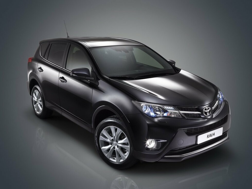 Коврики текстильные "Стандарт" для Toyota Rav4 IV (suv / XA40) 2012 - 2015, черные, 5шт.