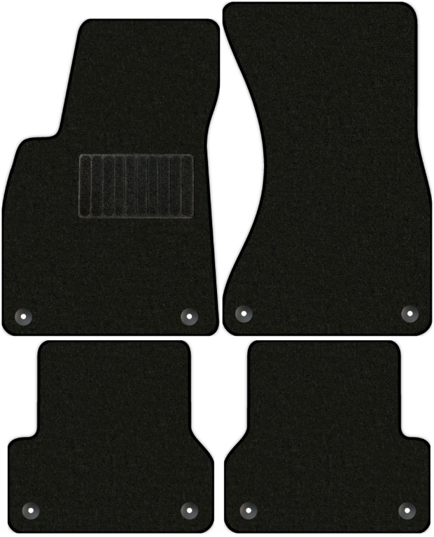 Коврики текстильные "Комфорт" для Audi A7 (хэтчбек 5 дв / 4G) 2010 - 2014, черные, 4шт.