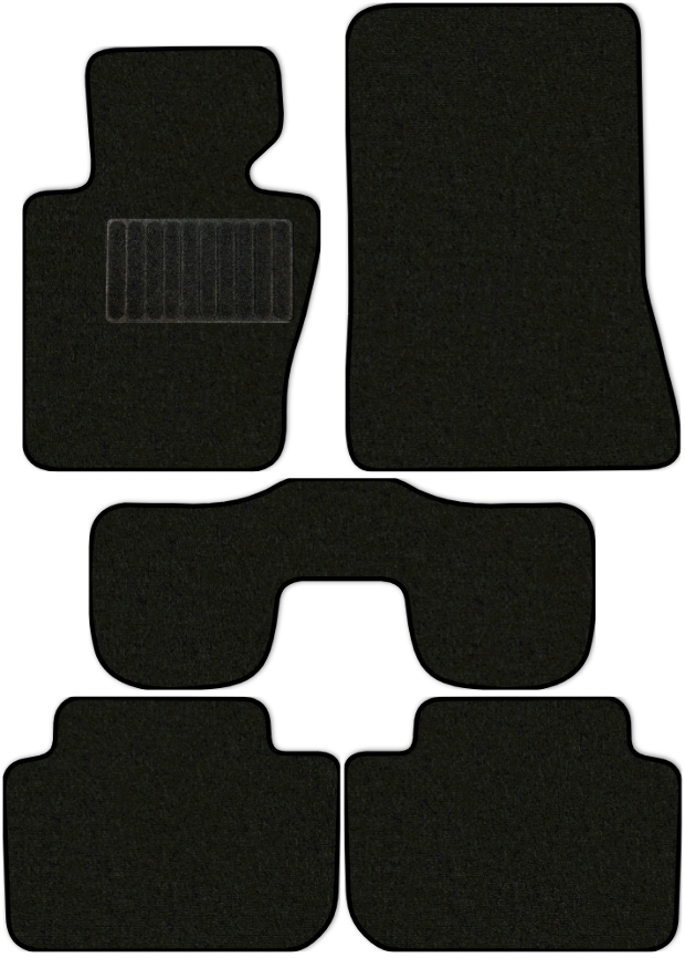 Коврики текстильные "Стандарт" для BMW X3 I (suv / E83) 2003 - 2006, черные, 5шт.