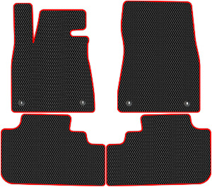 Коврики ЭВА "Ромб" для Lexus RX300 IV (suv / AGL20W, AGL25W) 2017 - 2019, черные, 4шт.