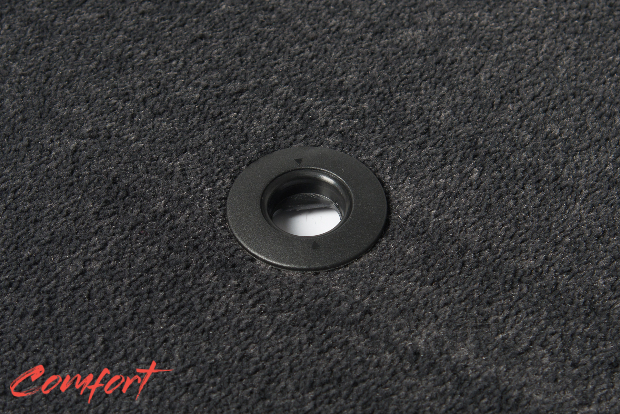Коврики текстильные "Комфорт" для Toyota Fortuner II (suv / AN160) 2015 - Н.В., темно-серые, 5шт.
