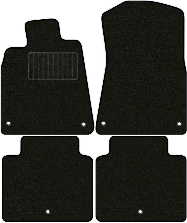 Коврики текстильные "Стандарт" для Lexus GS460 (седан / S190) 2008 - 2012, черные, 4шт.