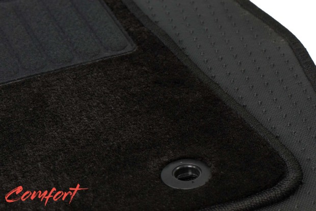 Коврики текстильные "Комфорт" для Porsche Cayenne II (suv / 958) 2010 - 2018, черные, 5шт.