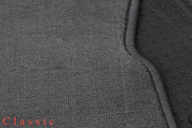Коврики текстильные "Классик" для Audi RS Q7 (suv / 8U) 2005 - 2015, темно-серые, 5шт.