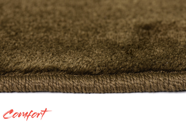 Коврики текстильные "Комфорт" для Audi S4 IV (седан / 8K2) 2011 - 2016, коричневые, 4шт.