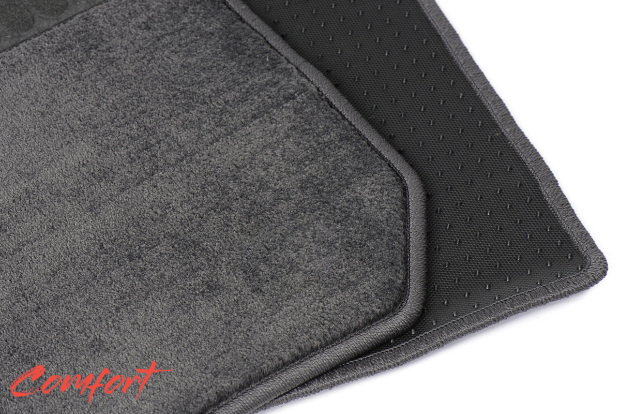 Коврики текстильные "Комфорт" для Audi Q5 I (suv / 8R) 2012 - 2017, темно-серые, 5шт.