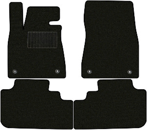 Коврики "Классик" в салон Lexus RX450h IV (suv, гибрид / GYL25) 2015 - 2019, черные 4шт.