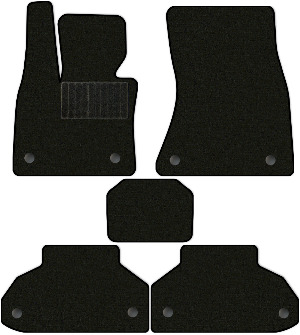Коврики текстильные "Комфорт" для BMW X6 II (suv / F16) 2014 - 2020, черные, 5шт.