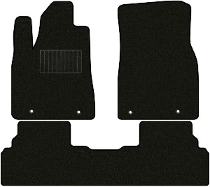 Коврики текстильные "Классик" для Lexus RX450h III (suv / AL10) 2008 - 2012, черные, 3шт.