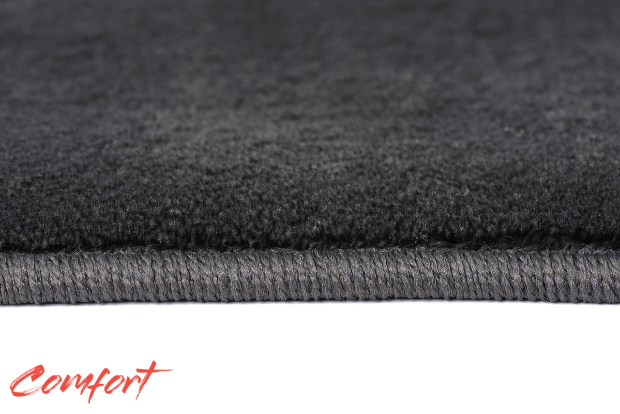 Коврики текстильные "Комфорт" для Audi A5 II (лифтбек. гибрид / F5A) 2019 - Н.В., темно-серые, 4шт.